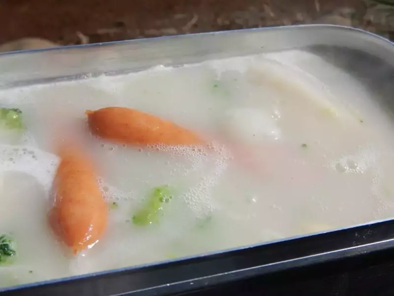 山飯 餅クリームシチュー