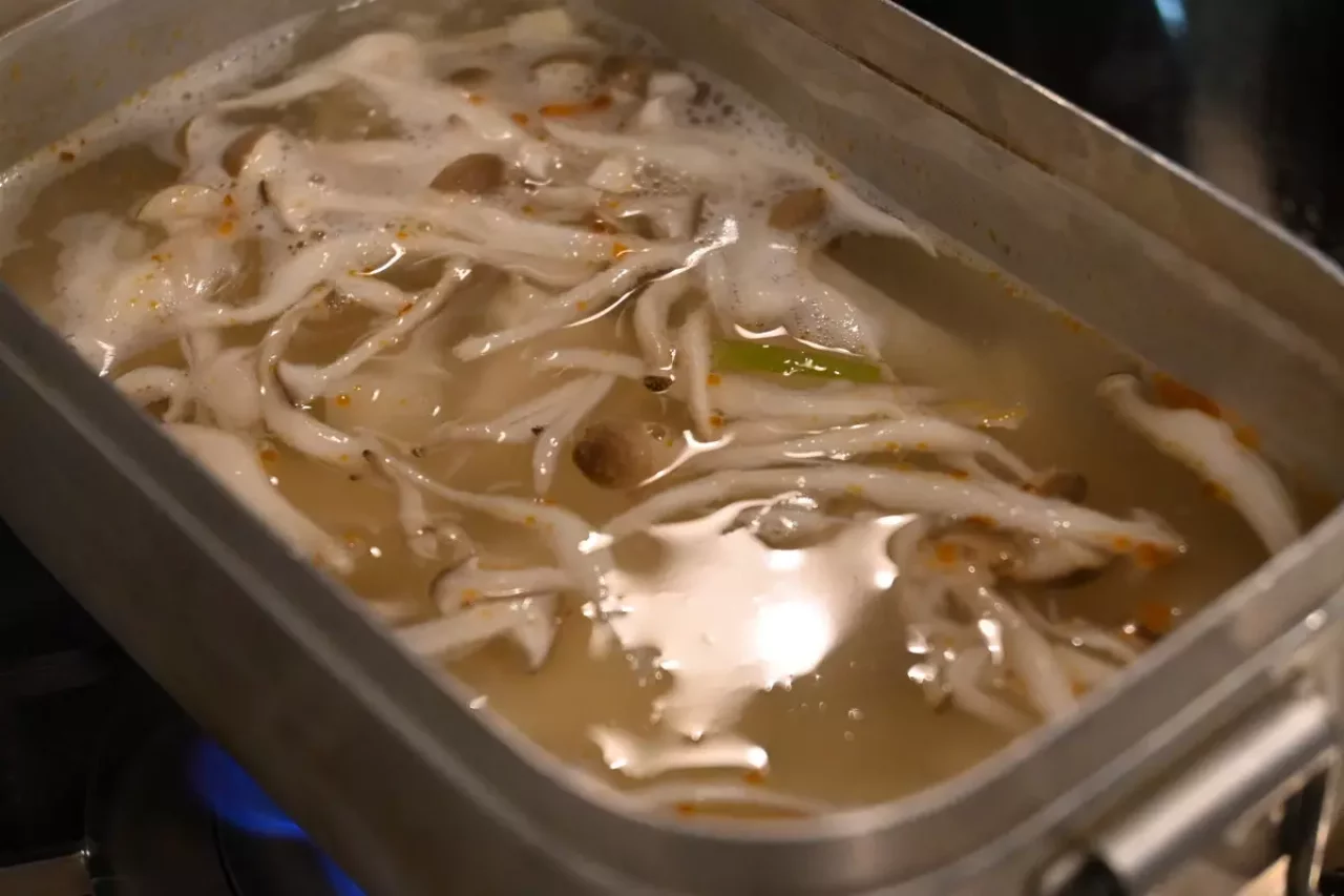 メスティン スープ レシピ1