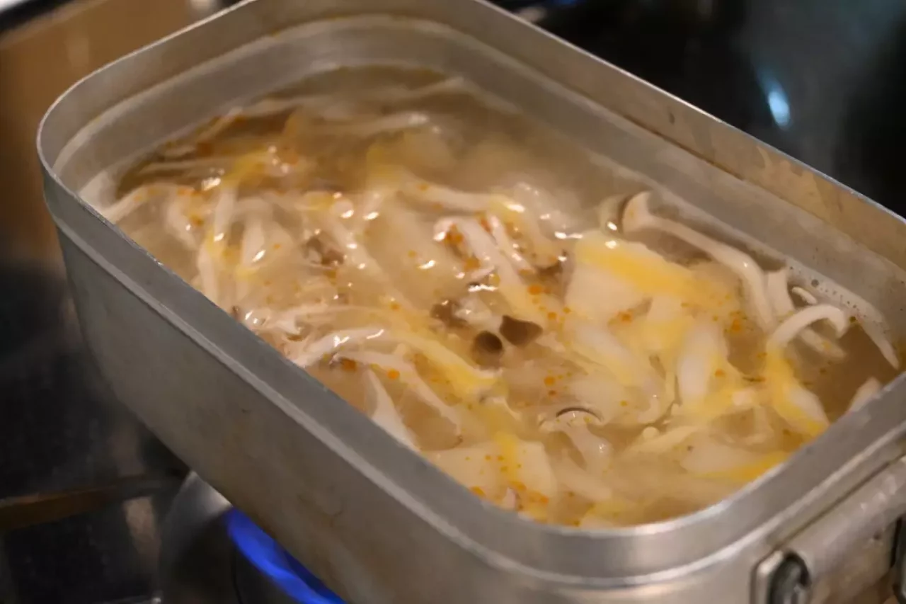 メスティン スープ レシピ3