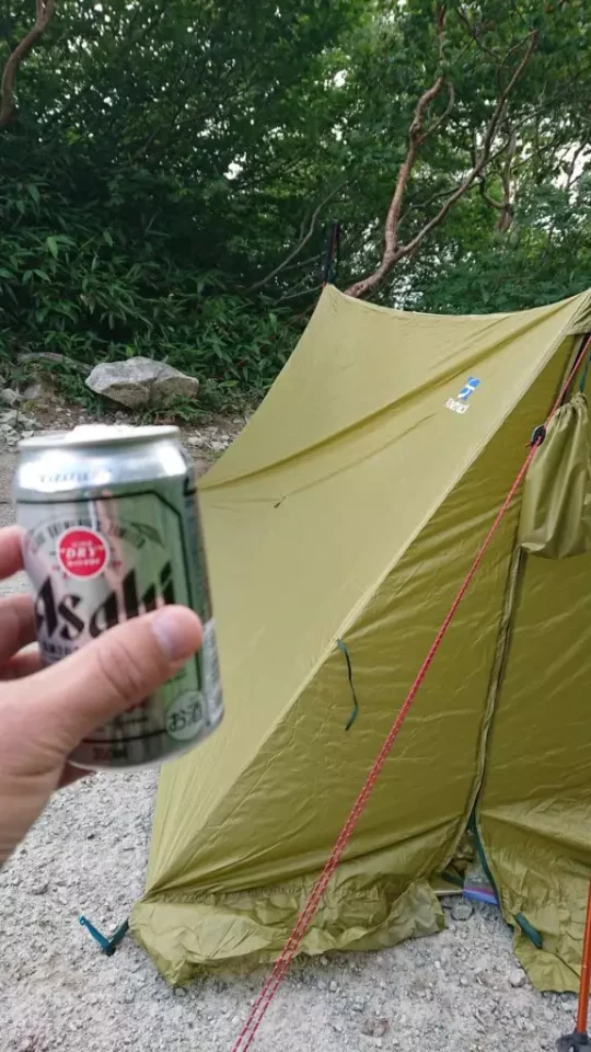 ファイントラックのツエルト