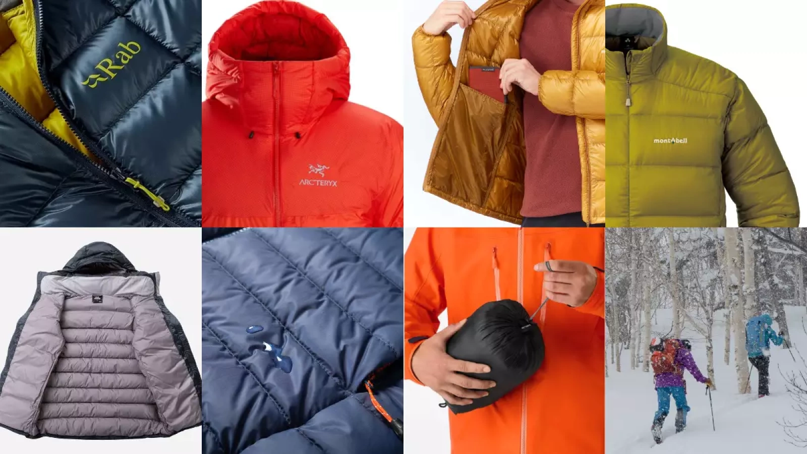 雪山登山におすすめの最強ダウンジャケット-メーカー別で徹底比較
