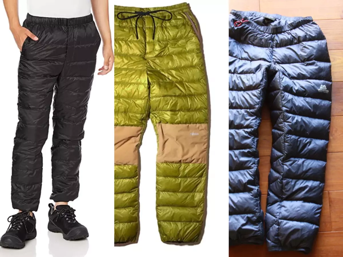 ダウンパンツの選び方-登山テント泊には欠かせない装備