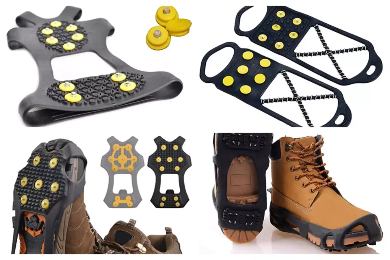凍結したアスファルトで安心!おすすめ靴底用滑り止めスパイク5選