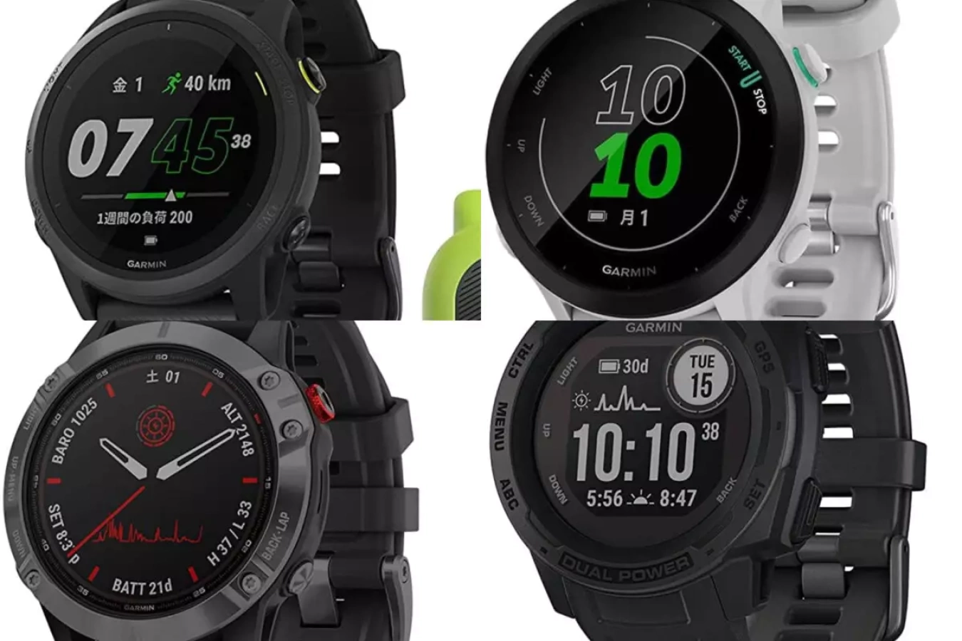 登山・ランニングに最適な情報を届けるガーミンウォッチ-時計の域を超えたエマージェンシー機能