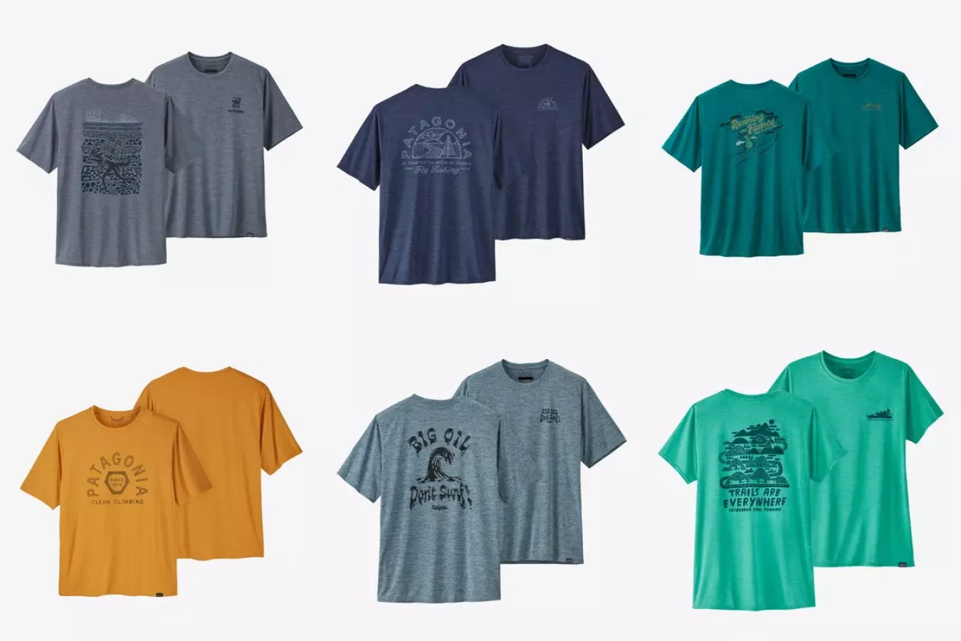 新しいグラフィックが登場!パタゴニアのキャプリーン・クール・デイリー・グラフィックでお気に入りを発見