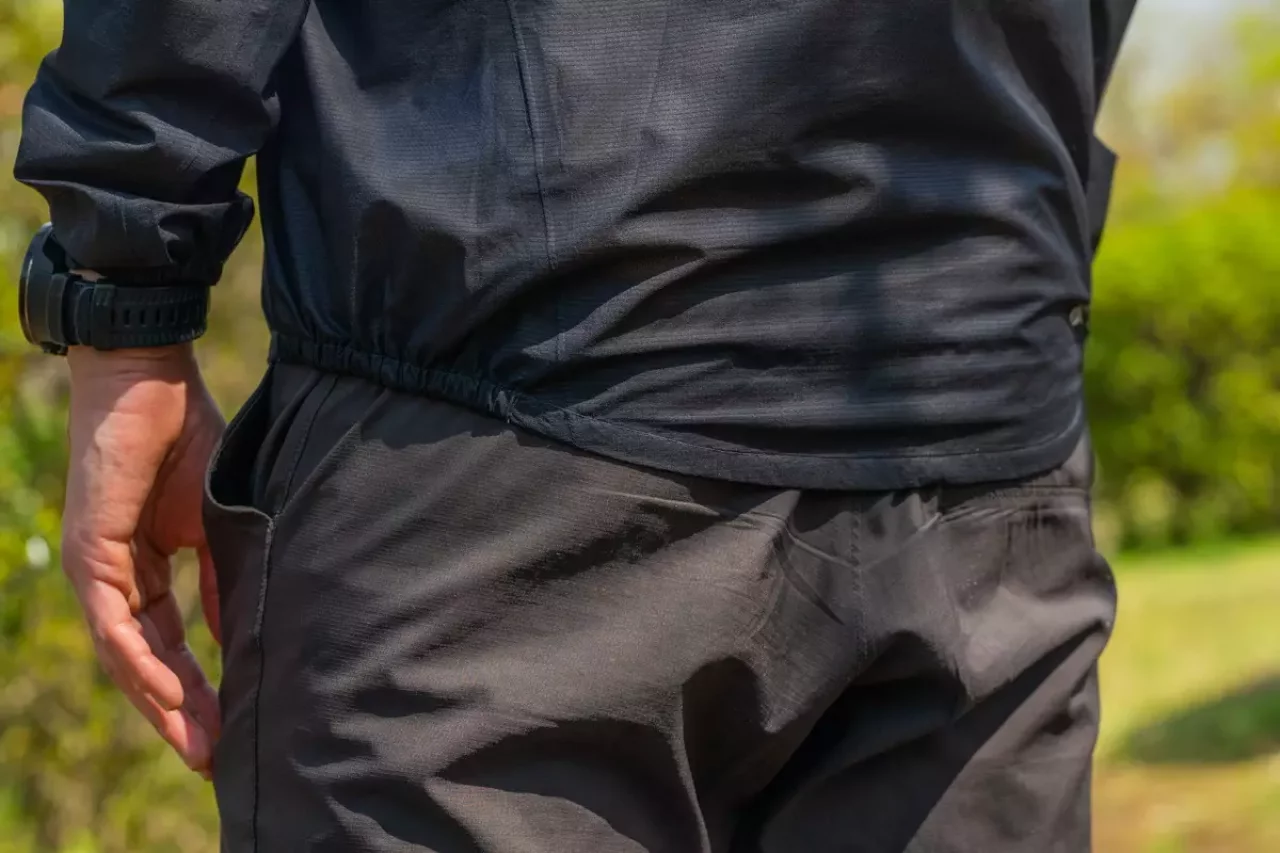 Rabレインウェア ファントム プルオン 裾