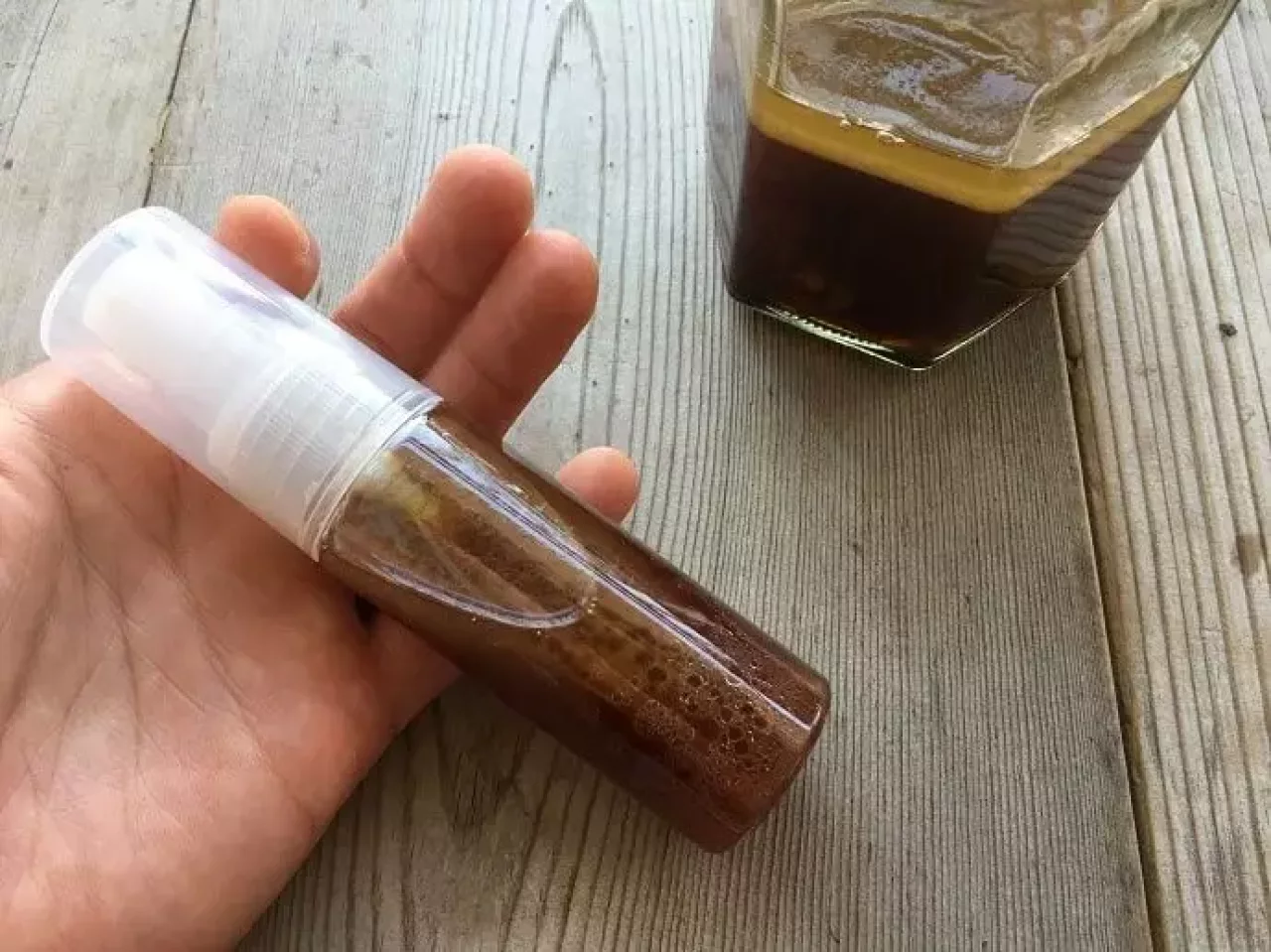 虫よけスプレーの作り方の最後の行程