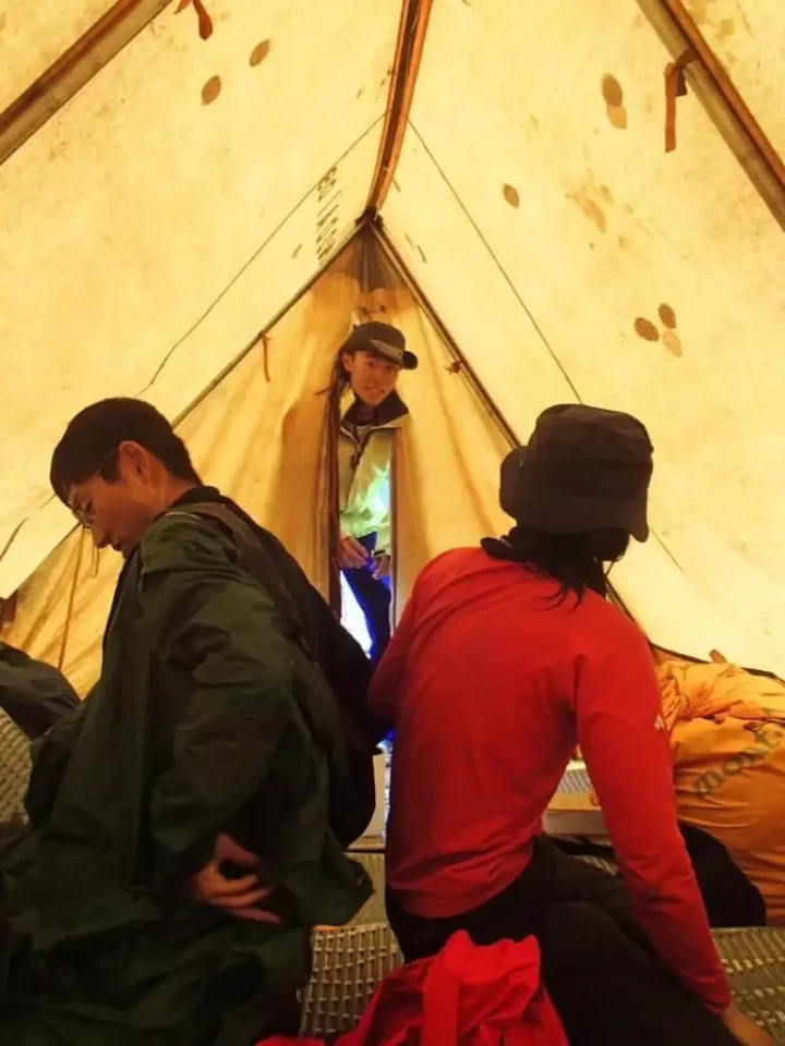 農大山岳部のテント