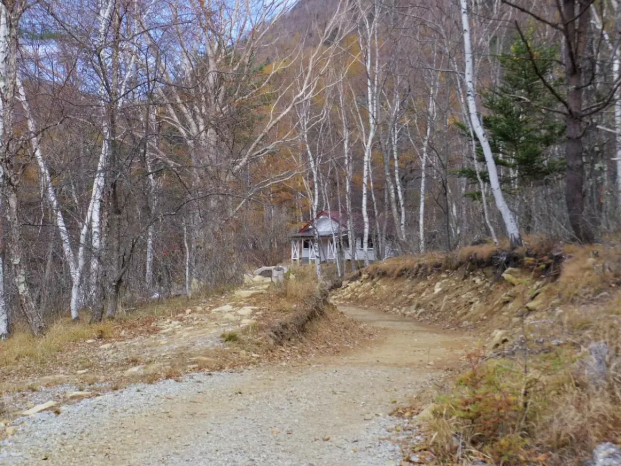乾徳山 登山 高原ヒュッテ