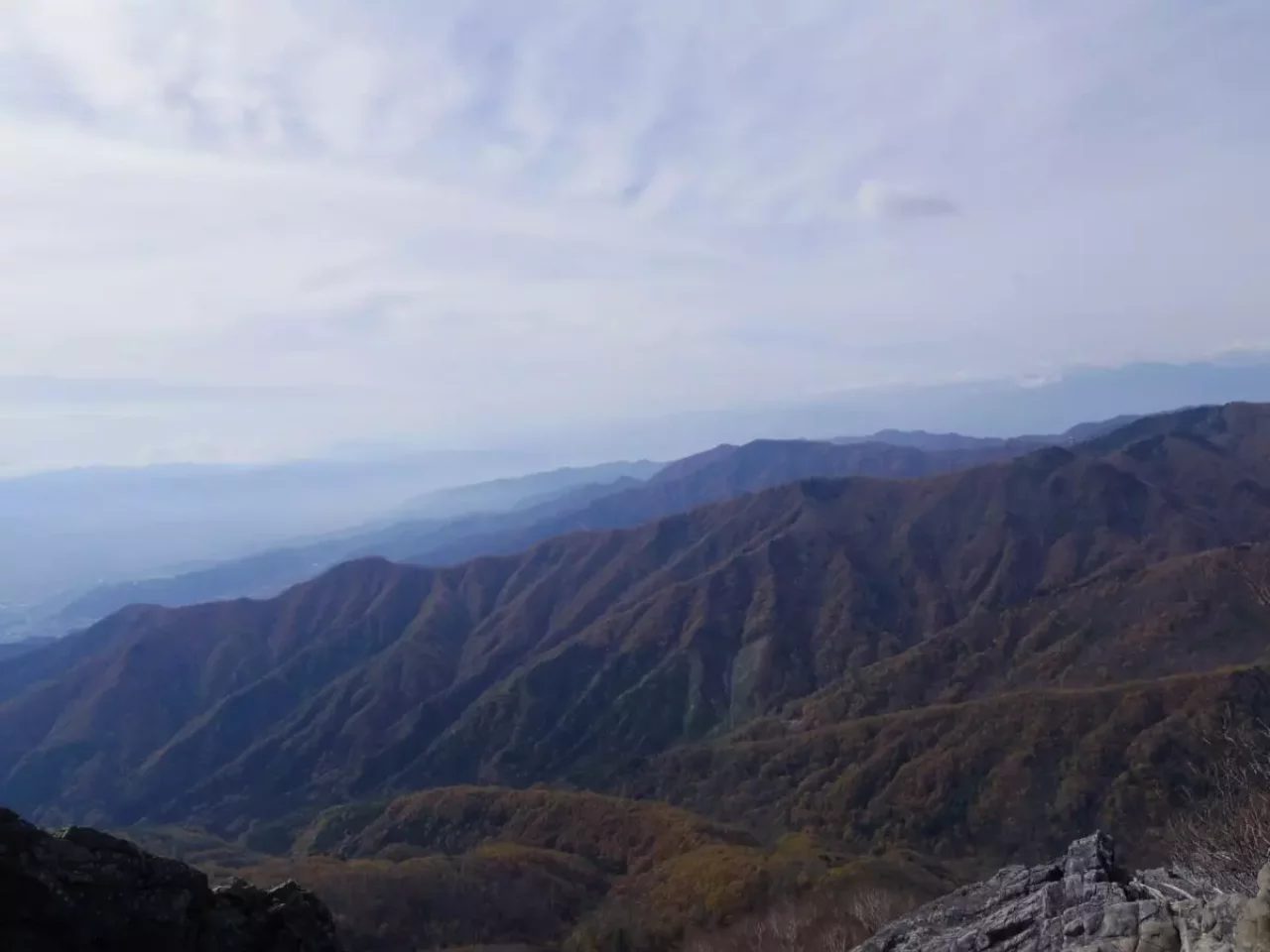 乾徳山 登山 眺望