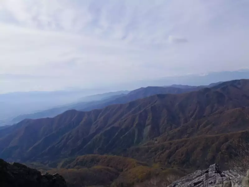 乾徳山 登山 眺望