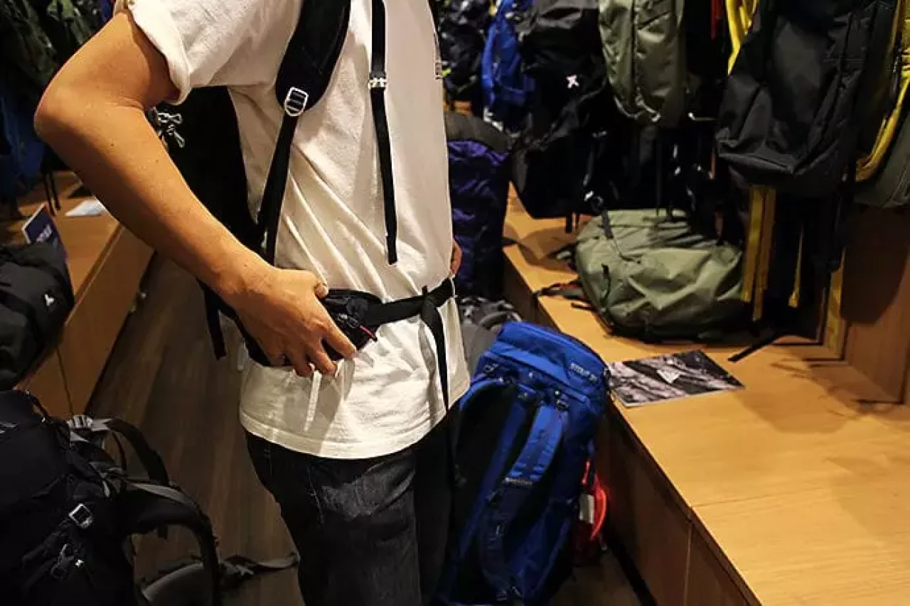 日帰り登山用のザック