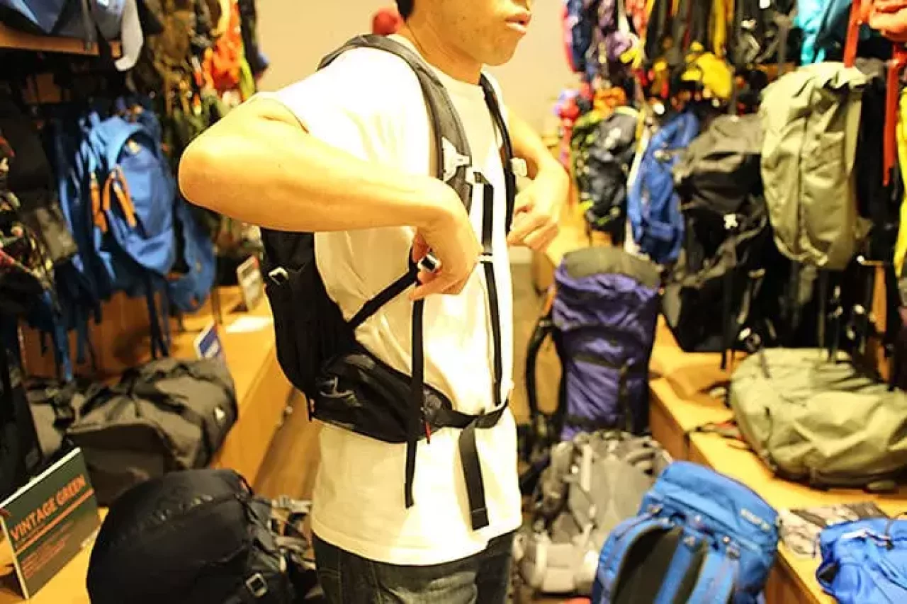 日帰り登山用のザック