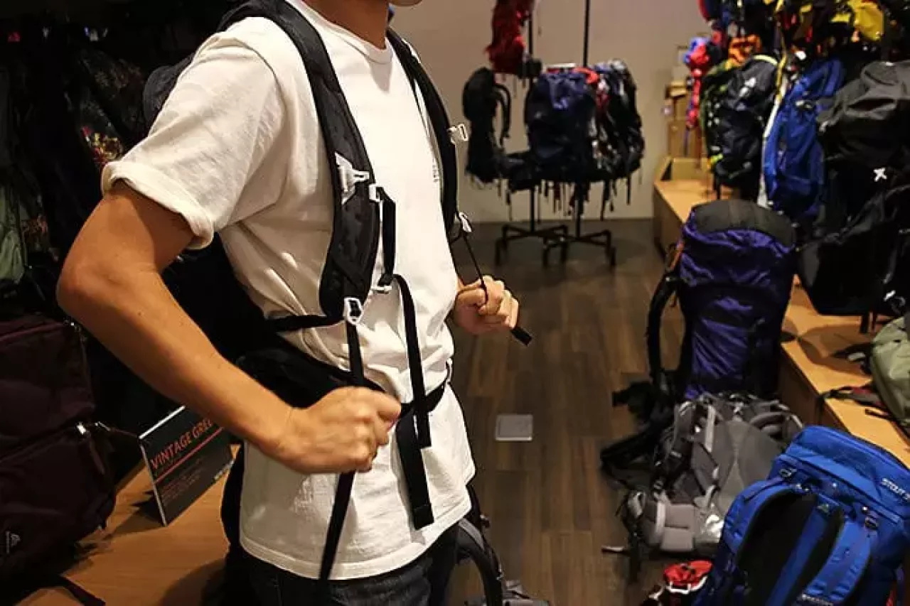 日帰り登山用のザック