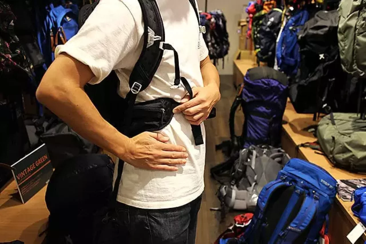 日帰り登山用のザック