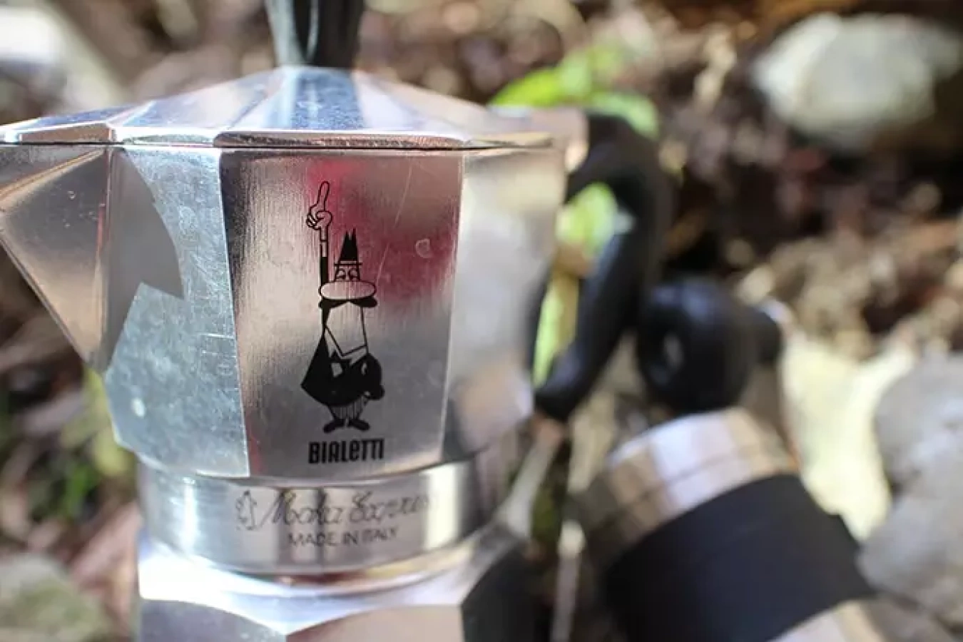 ビアレッティ モカエキスプレス 山で美味しいコーヒーを