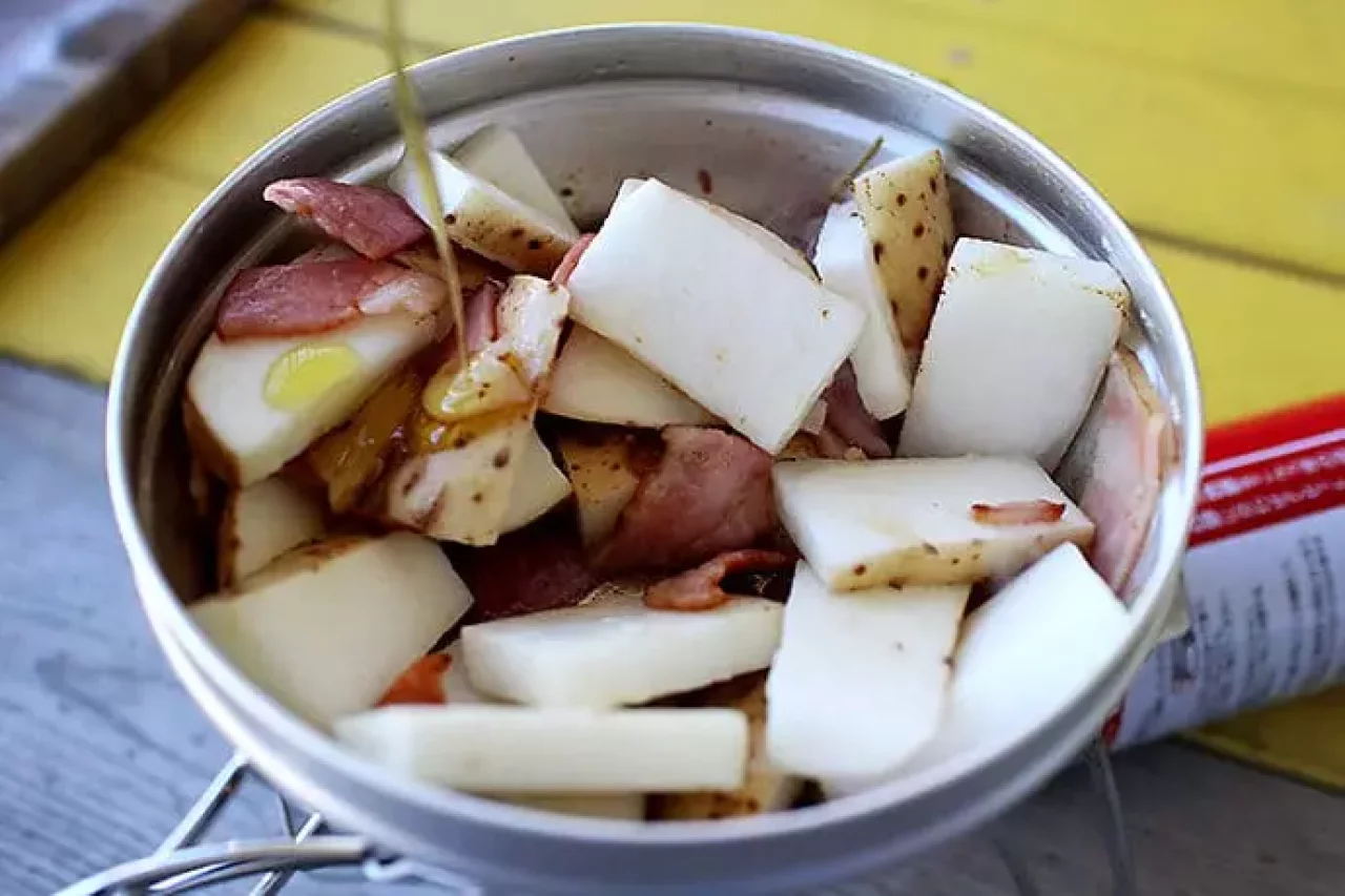 山のおつまみ「ジャーマン長いも」