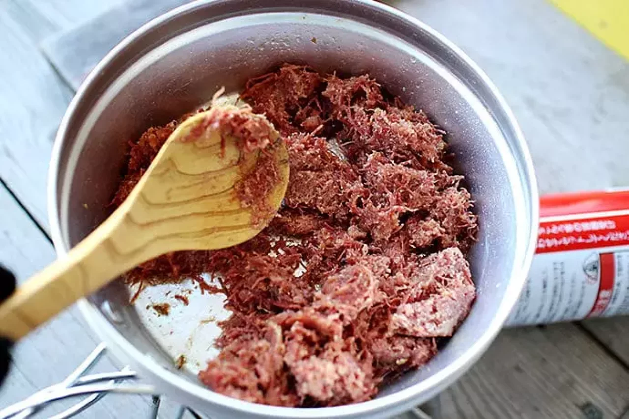 コンビーフのチリコンカン