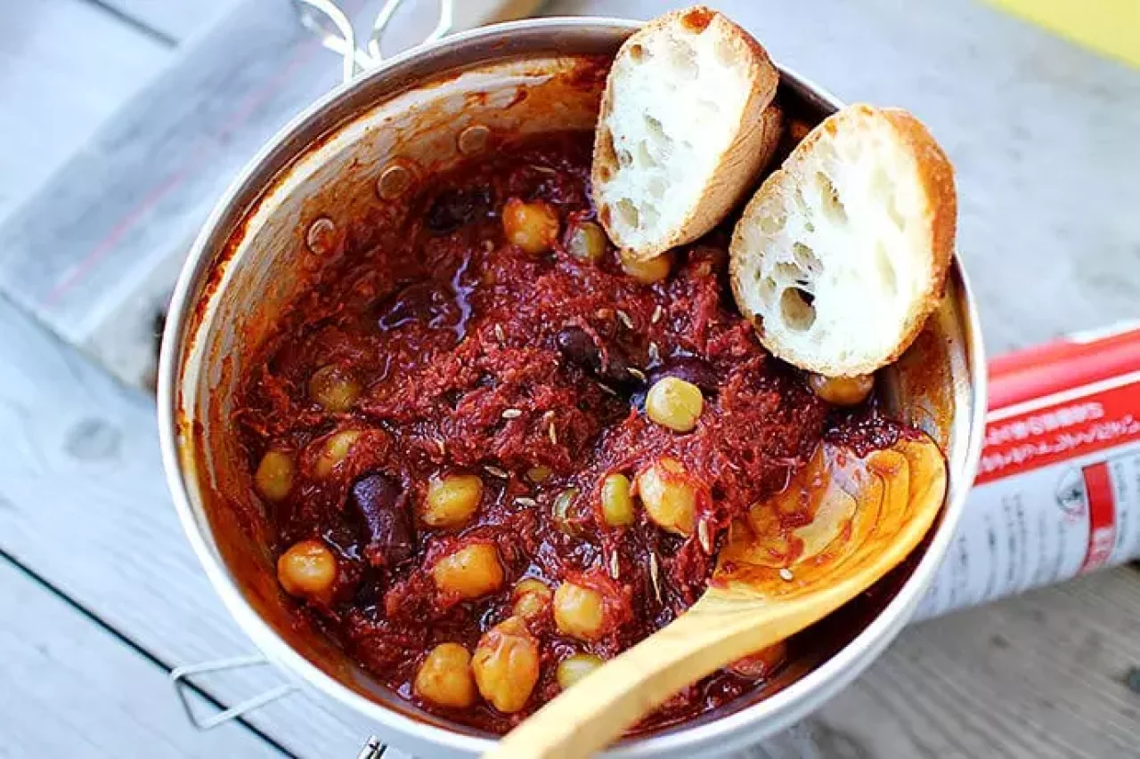 コンビーフのチリコンカン