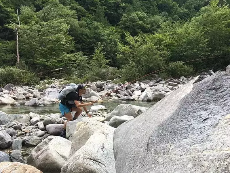 王滝村 テンカラ