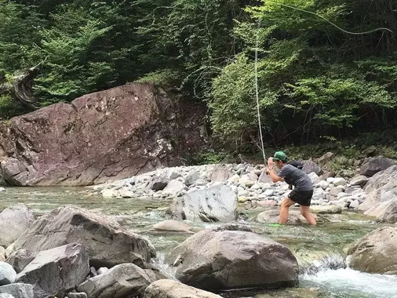 王滝村 テンカラ