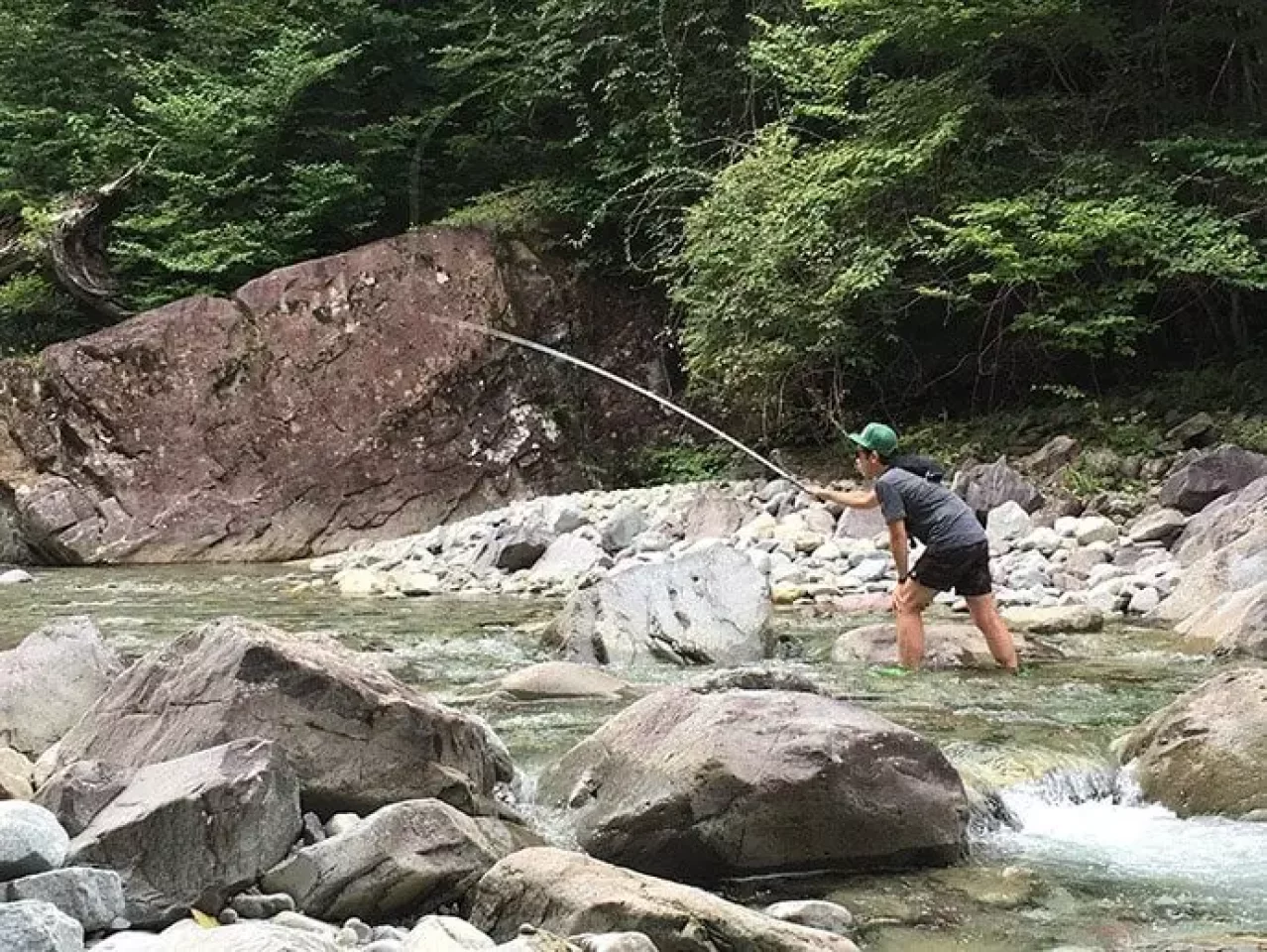 王滝村 テンカラ