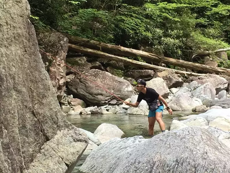 王滝村 テンカラ