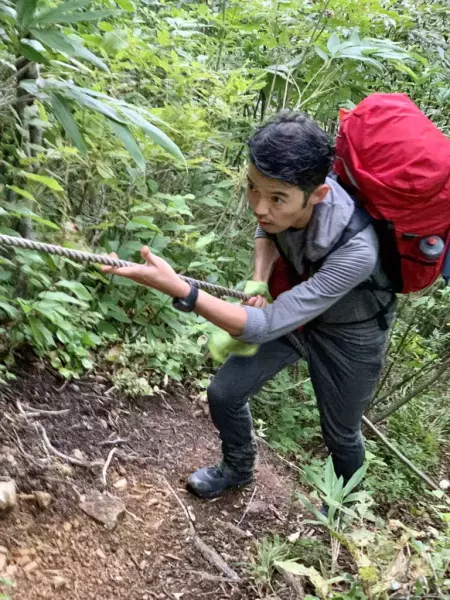 祖母谷温泉から白馬岳への登山ルート