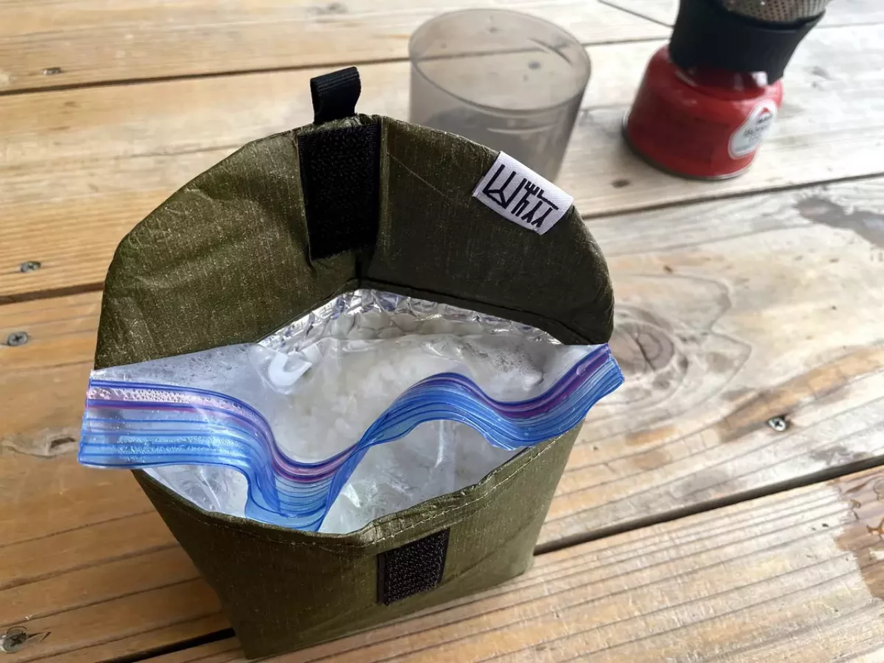 山旅スタンドコジーとジップロックで蒸らし