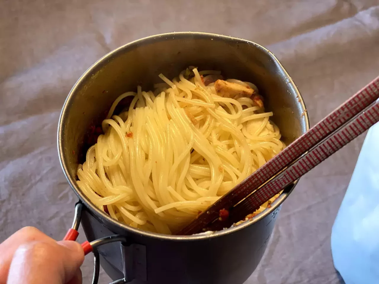 エバニュー チタンパスタもクッカー レシピ