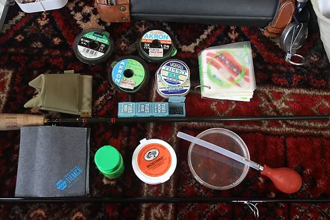 フライフィッシングで使う必要不可欠なセット