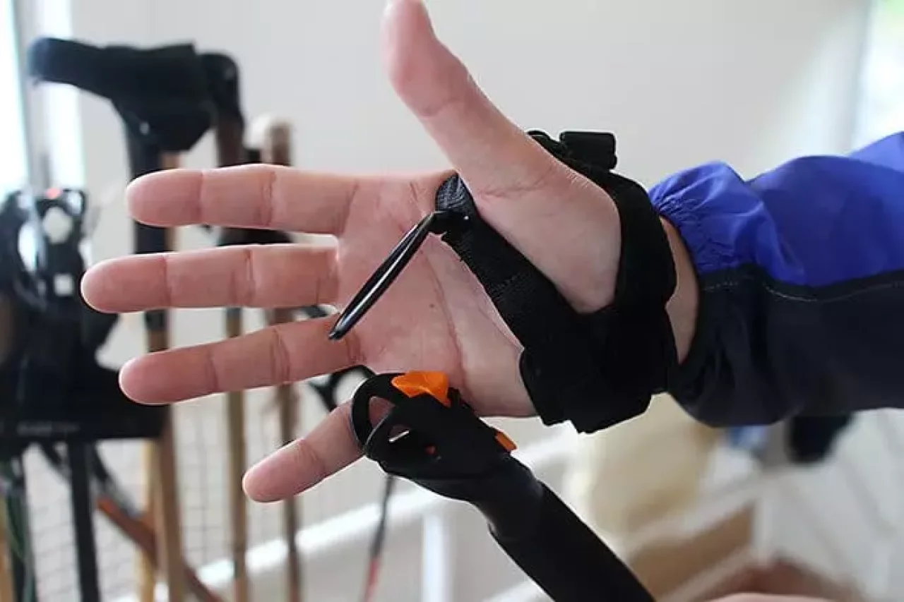 トレッキングポール『グイデッティ PLUME』のグリップ