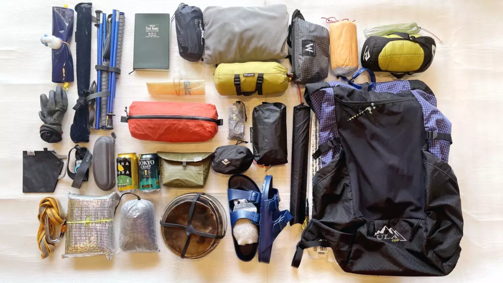 テント泊装備重量6.1kg!山ごはんを楽しむ装備リスト