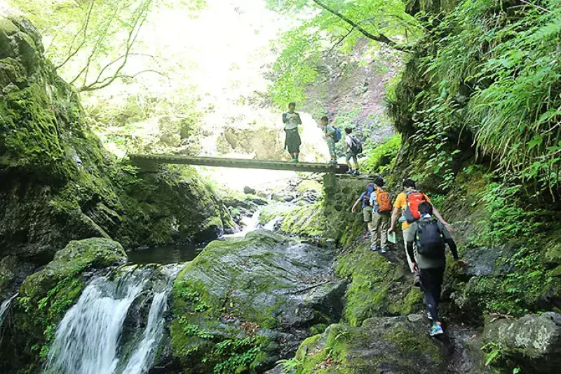 百尋の滝 子供とハイキング