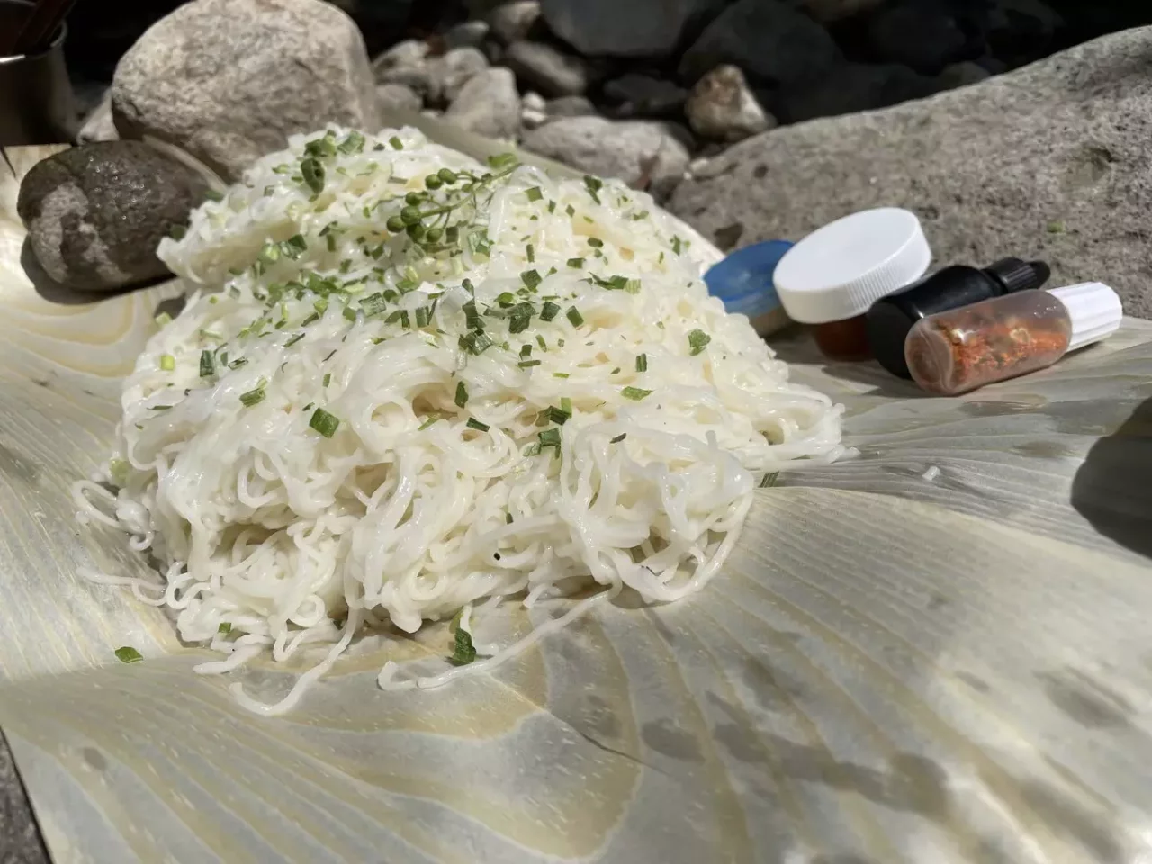 調味料で楽しむ山ごはん