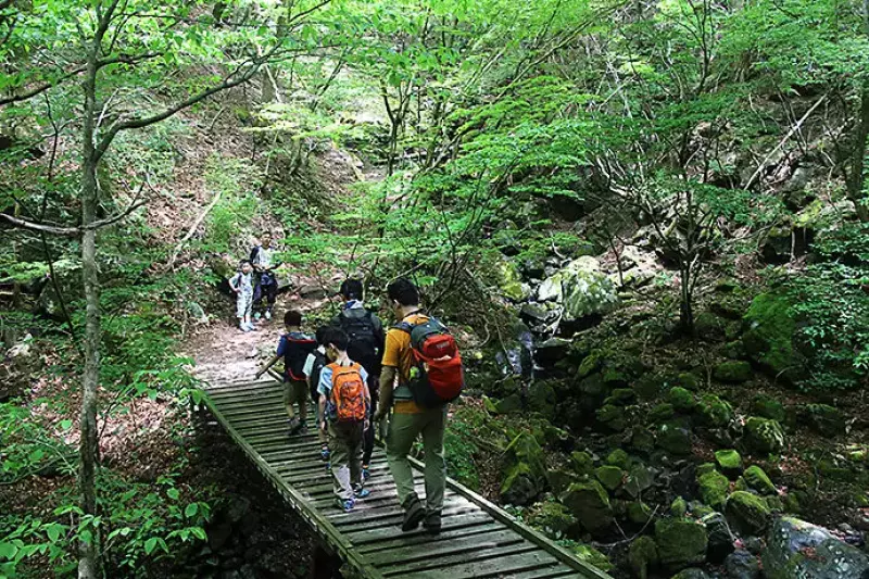 百尋の滝 子供とハイキング