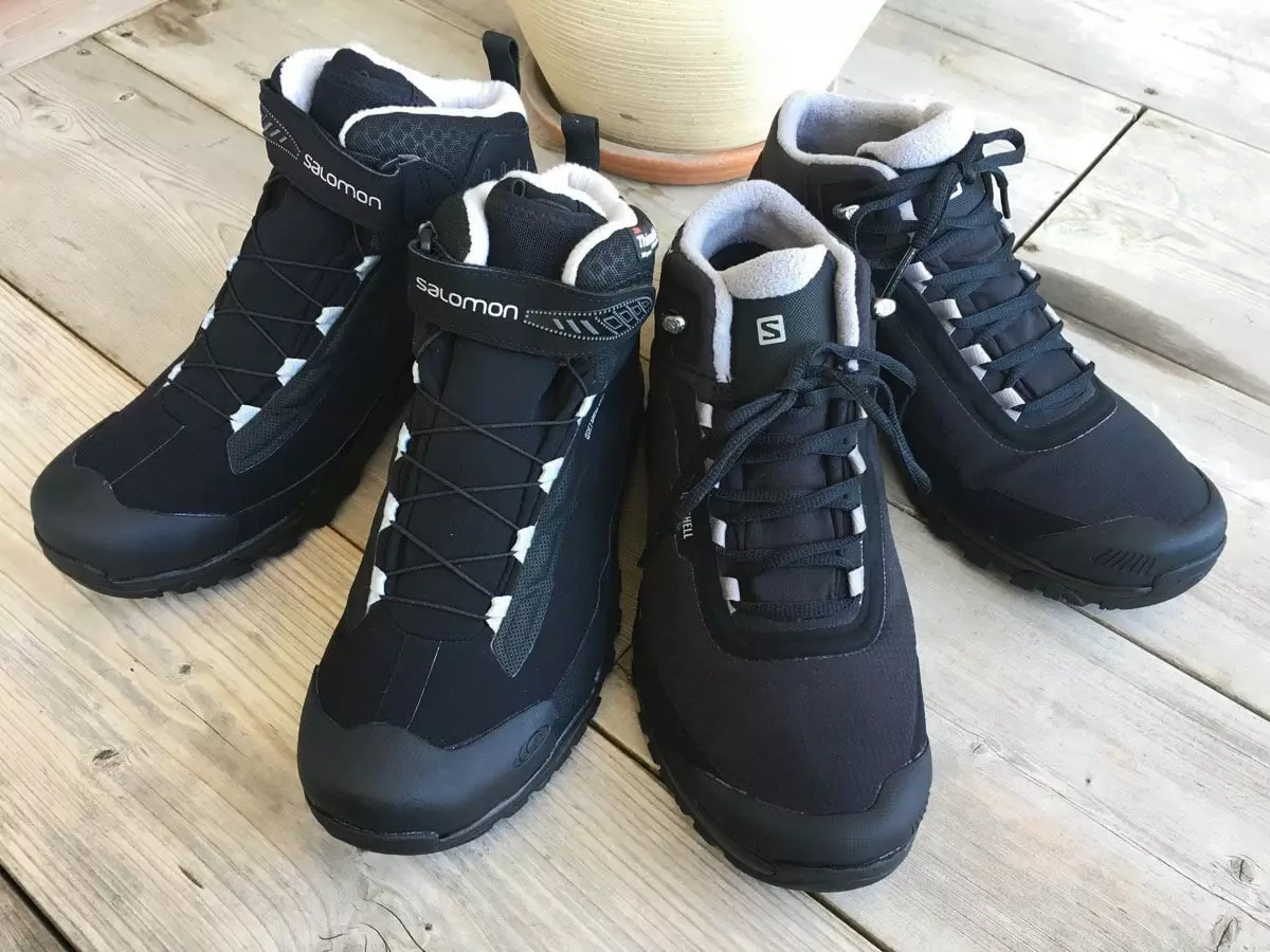 サロモン シェルター&ディーマックス 冬山登山靴