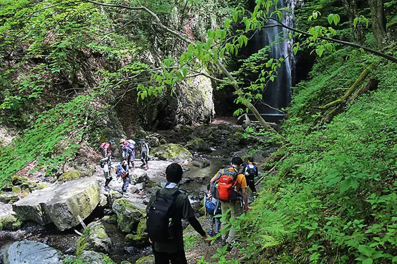 百尋の滝 子供とハイキング