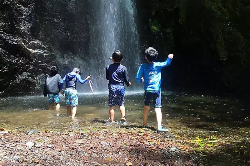 百尋の滝 子供とハイキング