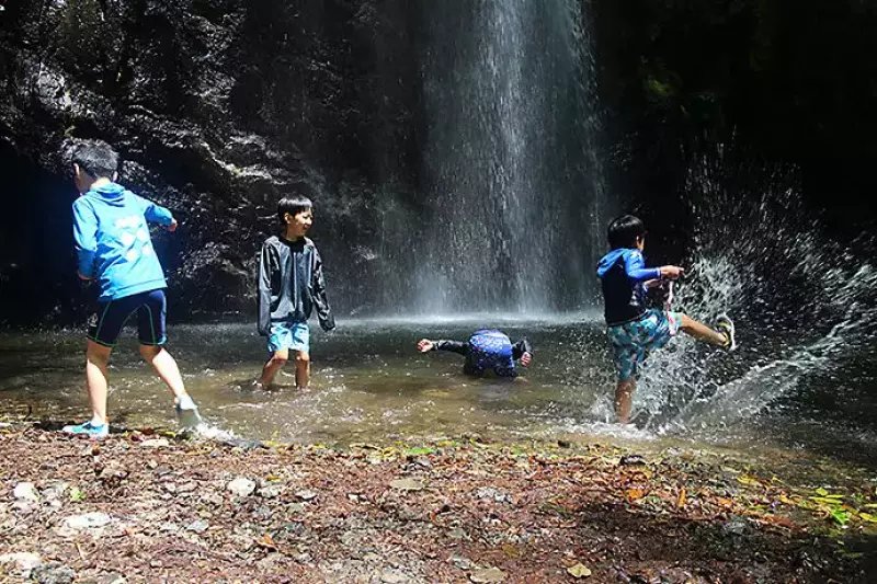 百尋の滝 子供とハイキング