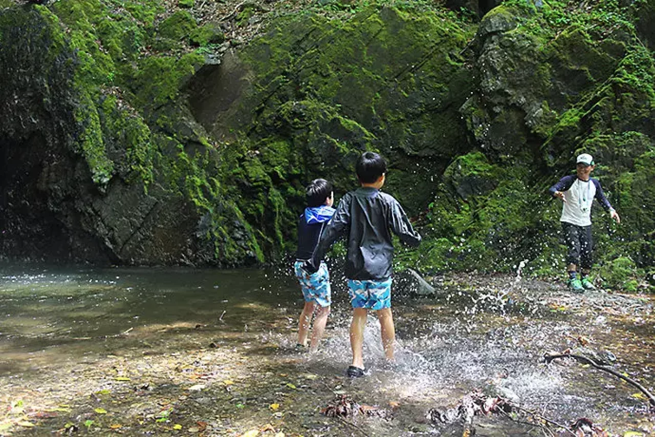 百尋の滝 子供とハイキング