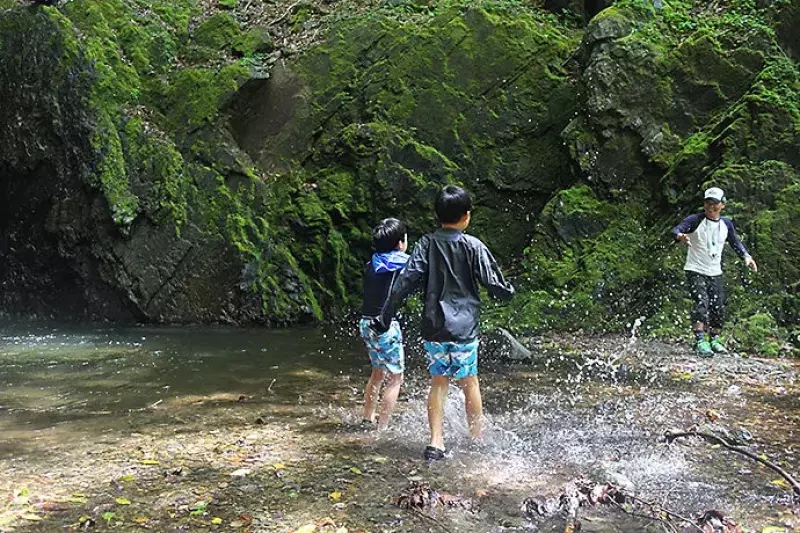 百尋の滝 子供とハイキング