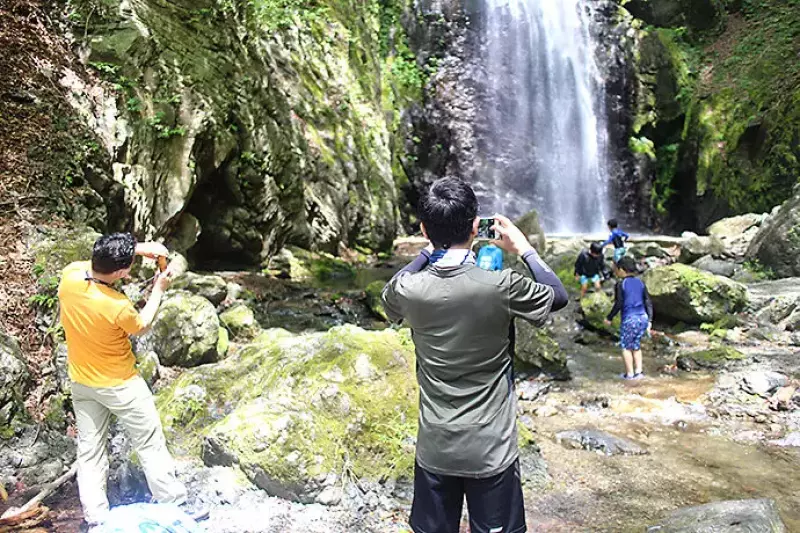 百尋の滝 子供とハイキング