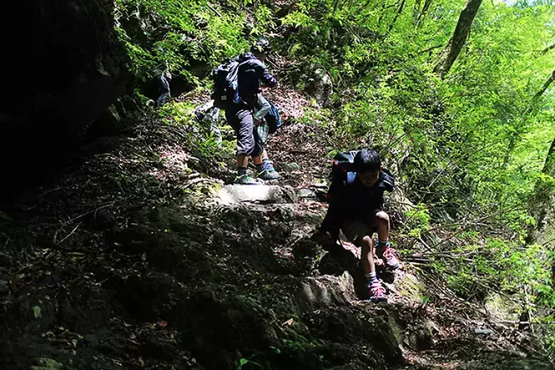 百尋の滝 子供とハイキング