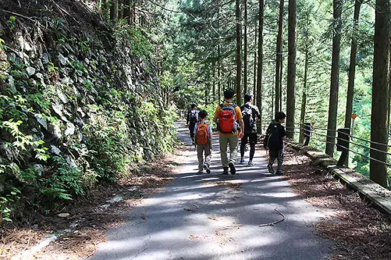 百尋の滝 子供とハイキング