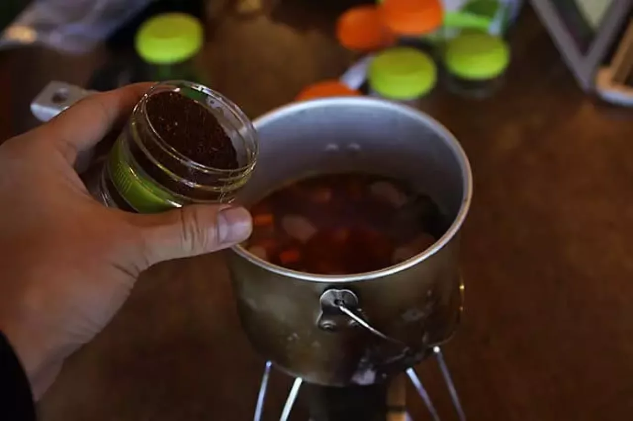 山ごはん『スパイシートマトスープ』