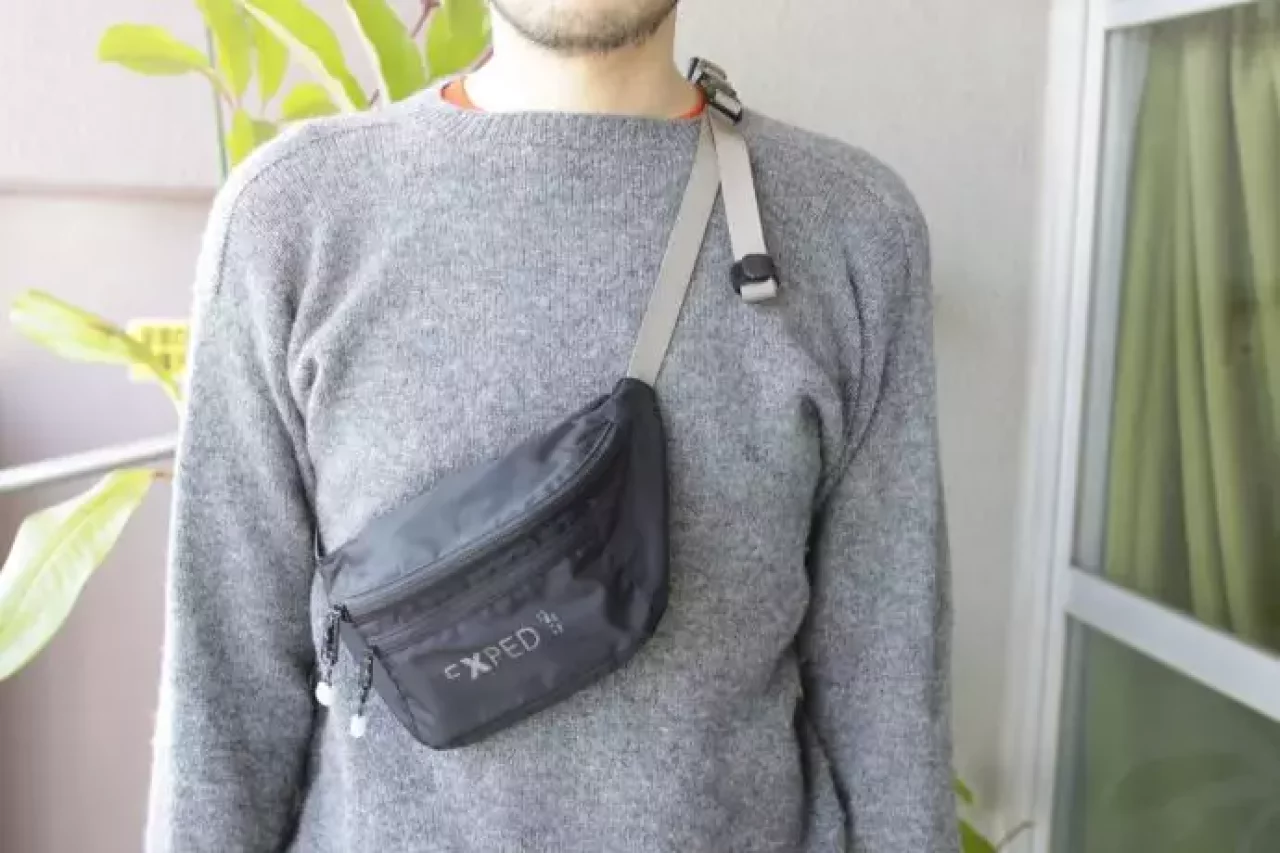 エクスペド『ミニベルトポーチ』のサコッシュ的に