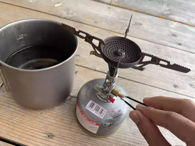 山ごはんレシピ1 火をつける