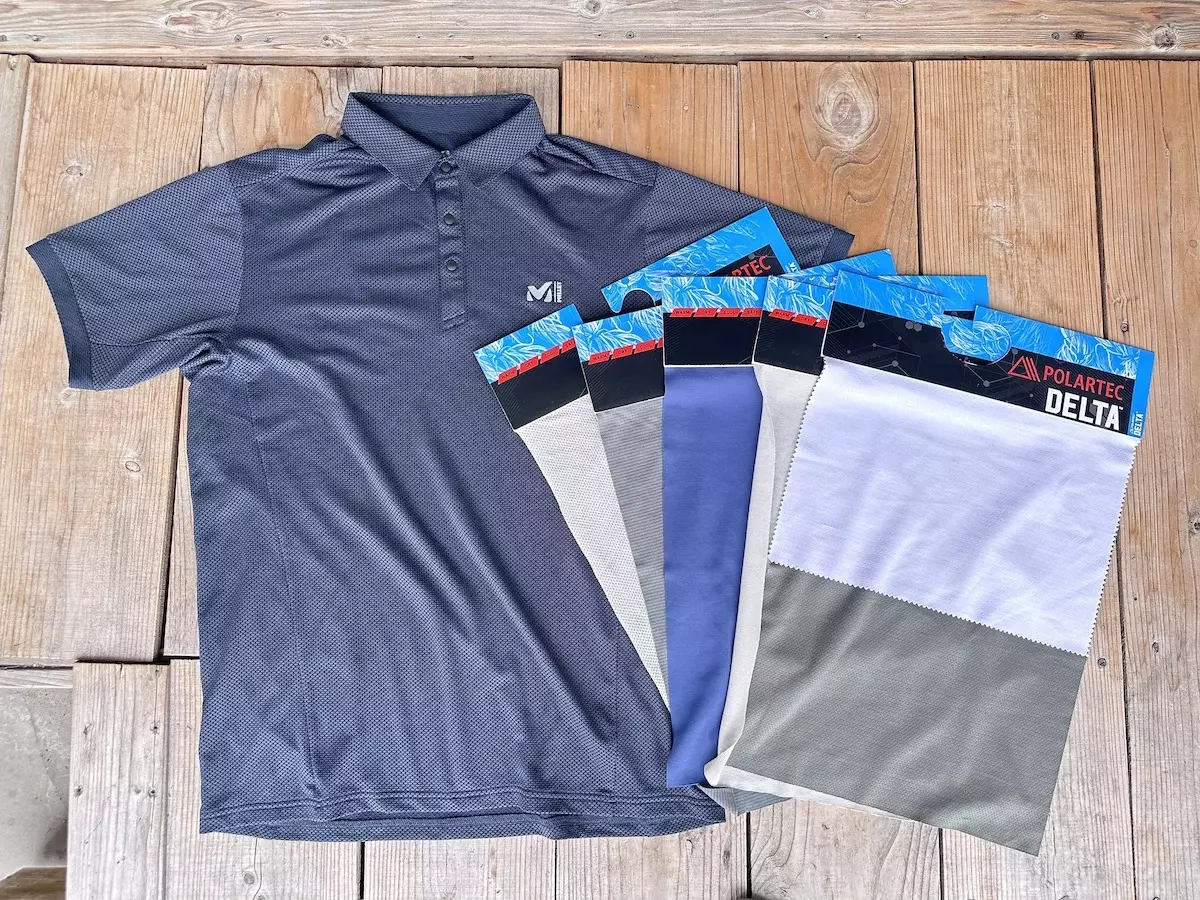 ポーラテック デルタの特徴と種類:ラジエーター構造によって涼しく快適なベースレイヤー素材