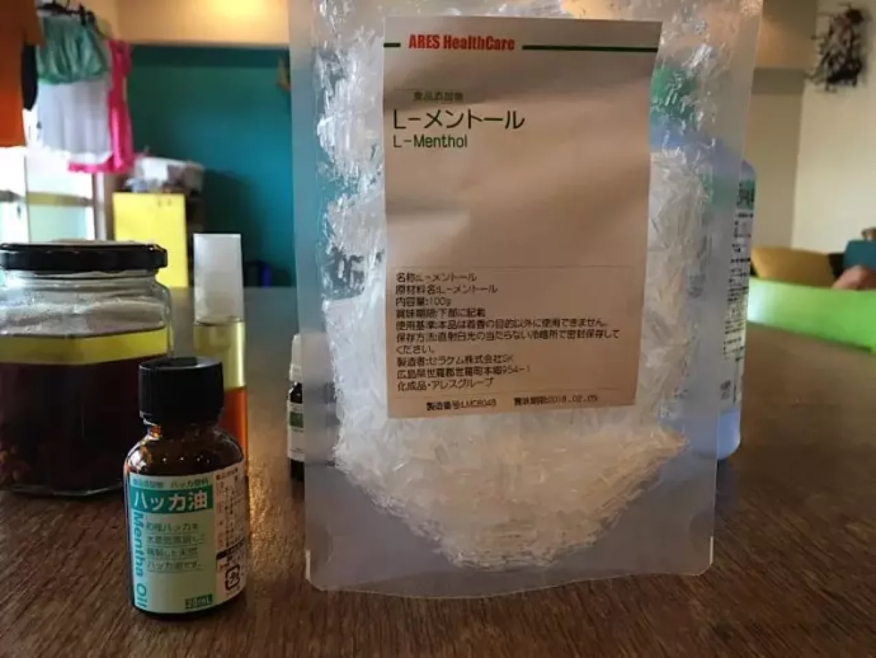 手作り虫除けスプレーで使用のハッカ